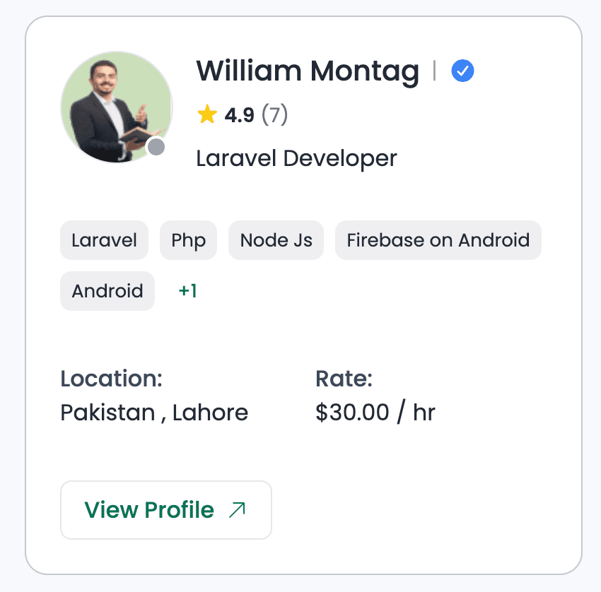 Talent list — browse and filter freelancers in Xilancer